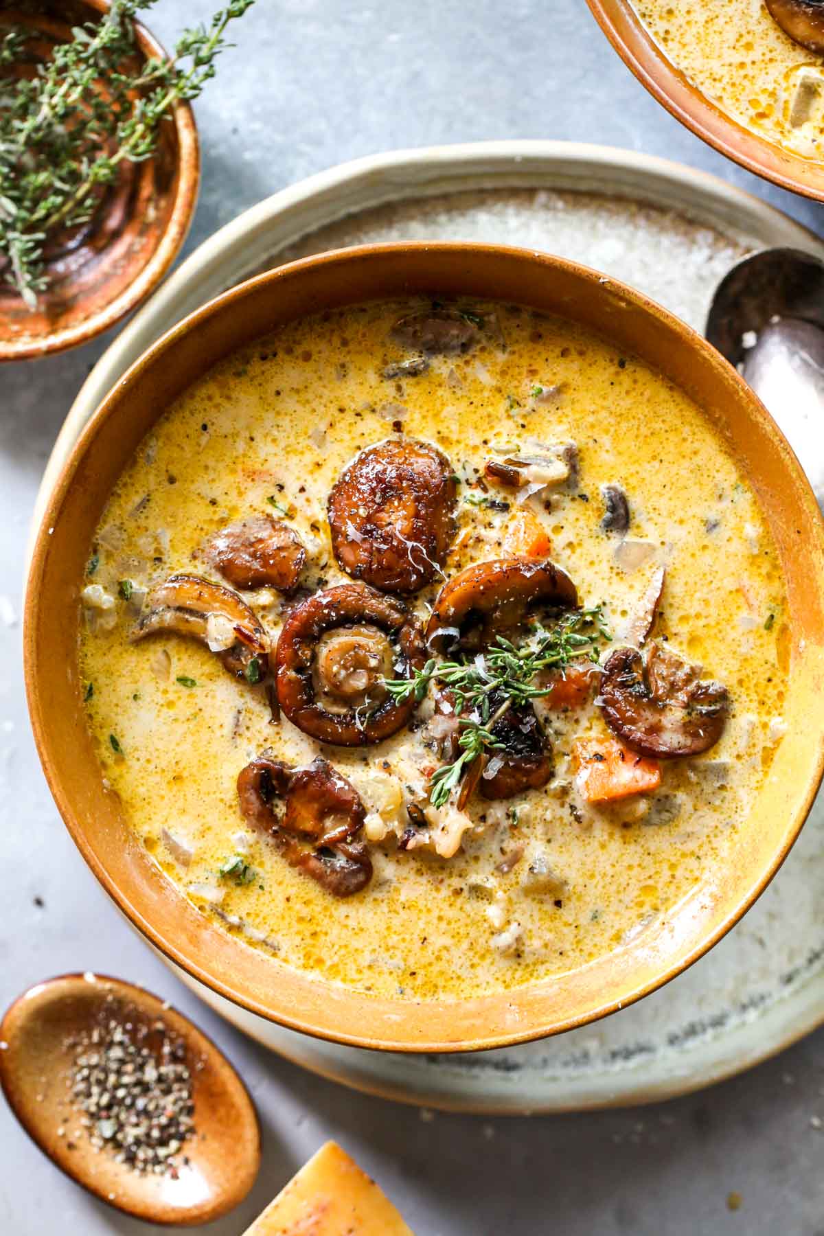 Wild Rice and Mushroom Soup